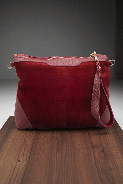 HFKY Women's Suede Bag. Portfolio Bag. Messenger Bag.