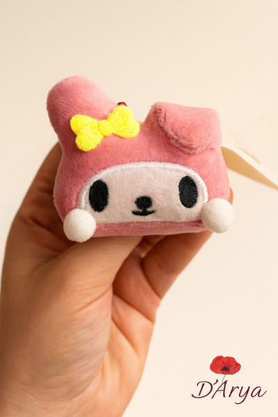 Darya Dd537 Pink Kuromi Plush Toy – Hello Kitty Companion Mini Kawaii Figure