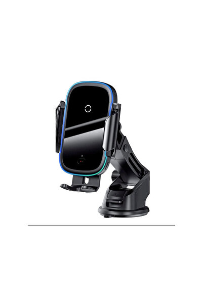 Baseus Car Light Electric Support with Wireless Charger Black