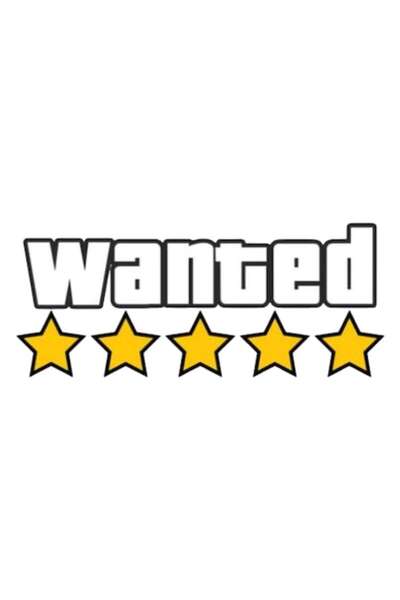 Oracal Autocolant Wanted, multicolor, 15 cm