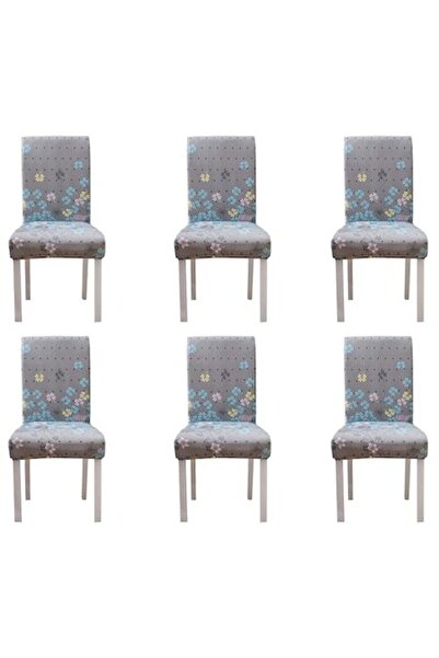 ElastiX shop Set de 6 huse universale pentru scaune de bucătărie, sufragerie,...