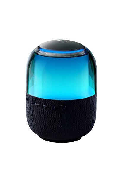 Joyroom Portable Bluetooth speaker, 1500 mAh, with RGB lights, USB to Type-C cable Black