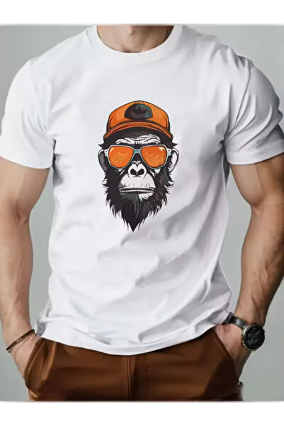 TİMİSİVA Tricou unisex supradimensionat GORIL B cu imprimeu % bumbac 100% u 3...