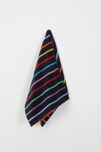 Homelover 100% Cotton Ultra Luxury Quality Striped Patterned Hair Towel Hand Towel and Bath Towel - 50 X 80 cm