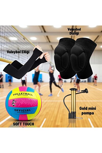 Gök Sports Volleyball Ball Volleyball Knee Pad Volleyball Handguard Volleyball Set with Pump Gift