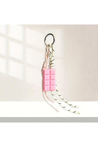 Haziran Accesoriu roz pentru tabletă, geantă cu ciocolată și detaliu din șnur...