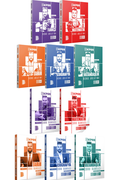 Benim Hocam Yayınları 2026 KPSS Türkçe Matematik Tarih Coğrafya Vatandaşlık K...