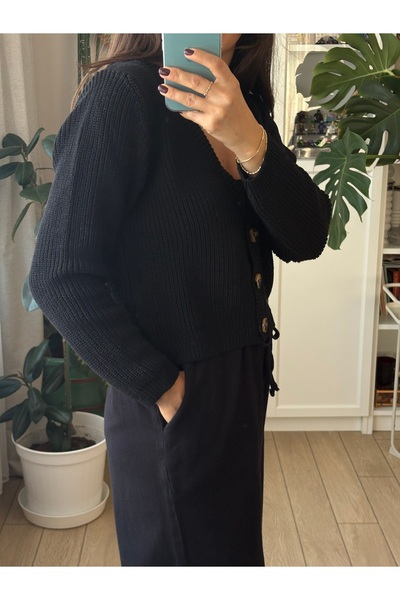 Store KADIN SİYAH TRİKO HIRKA BÜSTİYER 2'Lİ TAKIM