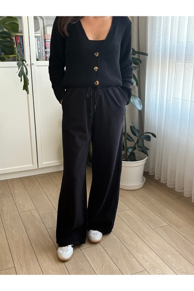 Store KADIN SİYAH TRİKO HIRKA BÜSTİYER 2'Lİ TAKIM