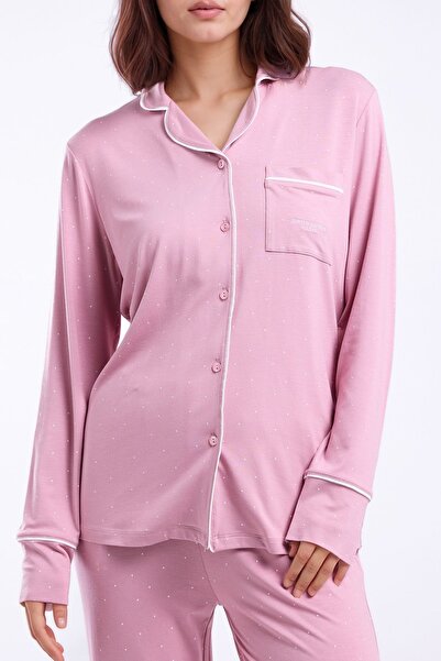 Pierre Cardin Women's Stretch Fabric Viscose Long Sleeve Boxed Pajama Set with Socks Gift Q8P9K8C6K