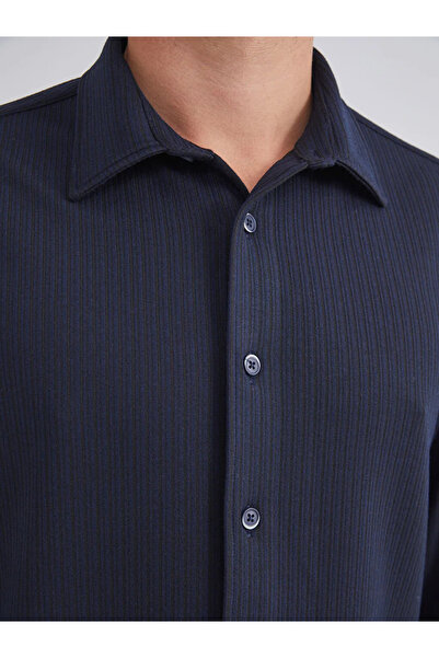 LC Waikiki Ανδρικό μακρυμάνικο πουκάμισο με άνετη εφαρμογή