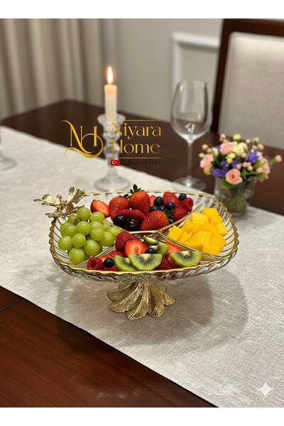 Niyara home Bolmei Ca Plate with Presentation Stand