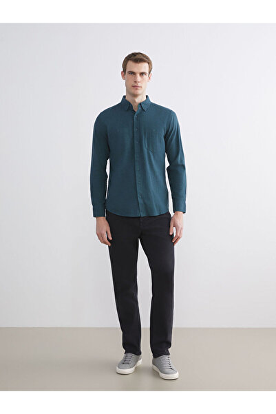 LC Waikiki Sparkling Choices from Shining Store | Regular Fit Long Sleeve Gabardine Men's Shirt