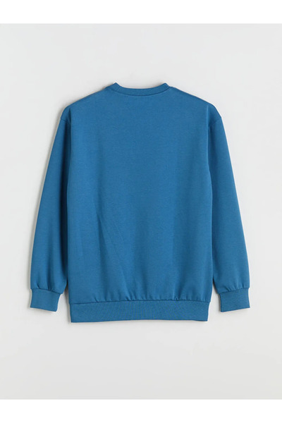 LC Waikiki Ανδρικό φούτερ με στάμπα Crew Neck