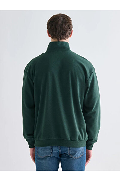 LC Waikiki Ανδρικό φούτερ με όρθιο γιακά με στάμπα