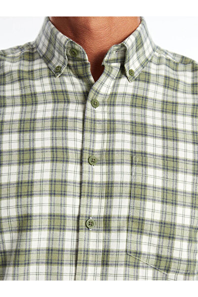 LC Waikiki Regular Fit Long Sleeve Plaid Men's Shirt