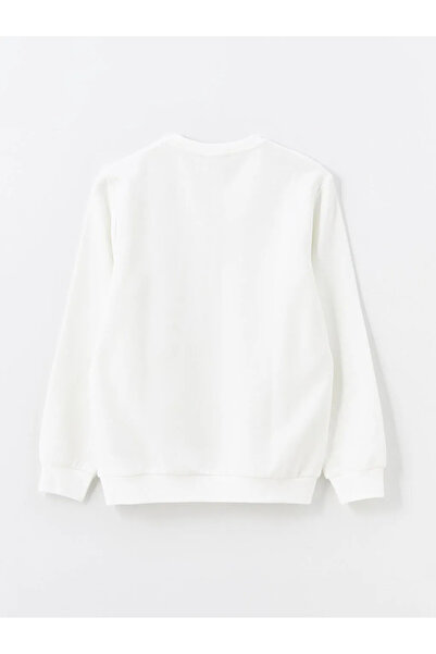 LC Waikiki Ανδρικό χοντρό φούτερ με στάμπα με λαιμόκοψη