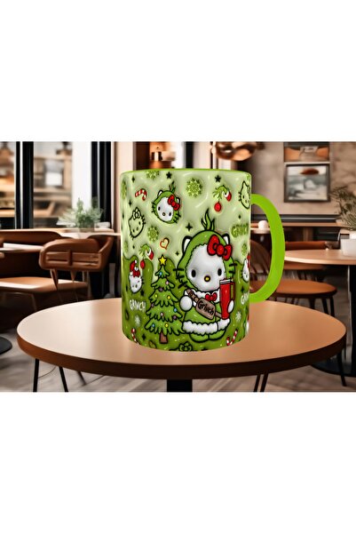 Mugs and love Hello kitty baskı kaliteli porselen kupa