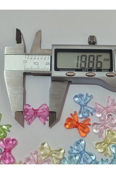 Mutlu Bujiteri Hobi Aksesuar Acrylic Mixed Color Bow Beads(40 Pieces)