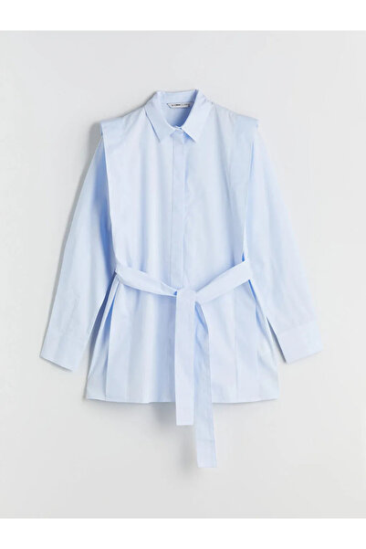 LC Waikiki Kuşaklı Kadın Gömlek Tunik