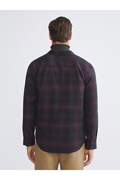 LC Waikiki Regular Fit Long Sleeve Plaid Gabardine Men's Shirt