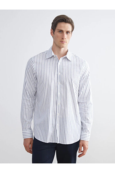 LC Waikiki Regular Fit Long Sleeve Striped Men's Shirt