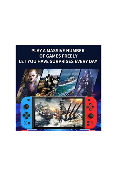 CONSOLEX Video Game G90 Retro Oyun Konsolu – 7″ IPS HD Ekran – 30+ Emülatör v...