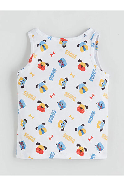 LC Waikiki Printed Cotton Boys' Undershirt 2 Pack