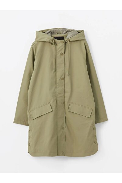 LC Waikiki Pelernă de ploaie simplă cu glugă pentru femei