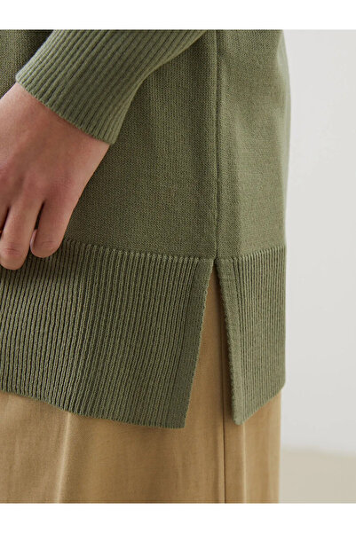 LC Waikiki Stand Collar Women's Knitwear Tunic