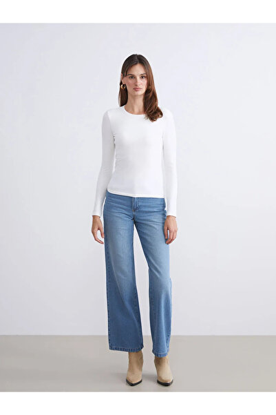 LC Waikiki Γυναικείο κορμάκι Crew Neck