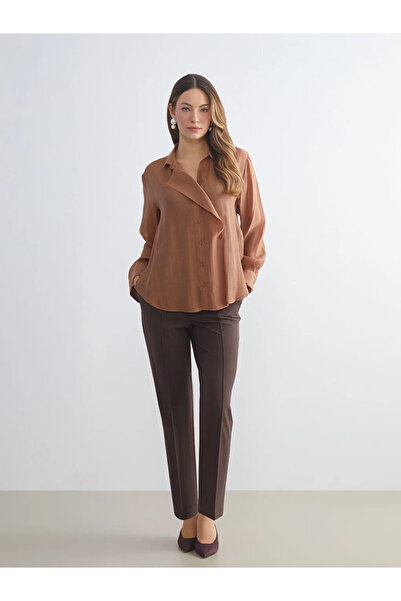 LC Waikiki Kruvaze Yaka Kadın Gömlek Tunik