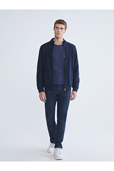 LC Waikiki Alegeri strălucitoare de la Shining Store |   Cardigan pentru bărbați cu guler vertical cu model standard