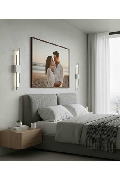 Sunbox Pilli LED Duvar Apliği – Beyaz Gövde – Gün Işığı & Beyaz Işık Seçenekli – Kablosuz Modern Aydınlatma