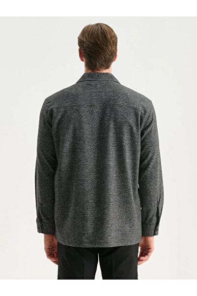 LC Waikiki Ανδρικό μακρυμάνικο πουκάμισο με κανονική εφαρμογή