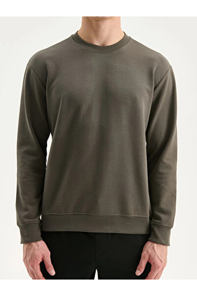 LC Waikiki Ανδρικό φούτερ με κέντημα με λαιμόκοψη