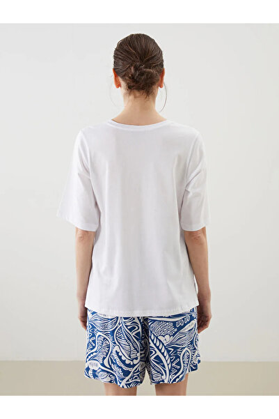 LC Waikiki Tricou pentru damă cu guler rotund