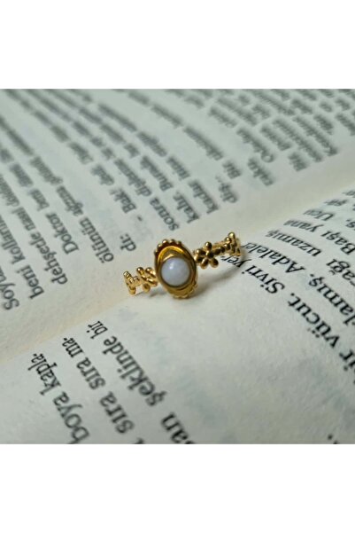 Haze Adjustable Non-Tarnish Steel Ring White 2