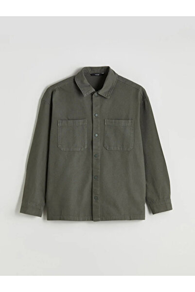 LC Waikiki Rahat Kalıp Uzun Kollu Erkek Gömlek Ceket