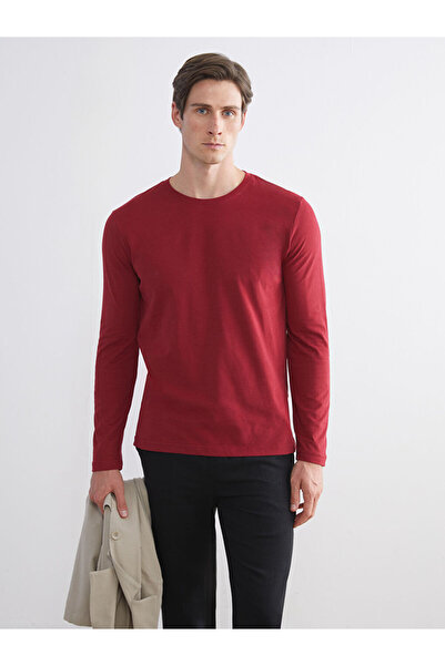 LC Waikiki Crew Neck Long-Sleeve Pajama Top for Men