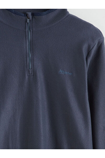 LC Waikiki Timeless Store: Timeless Recommendations |   Mock Neck Long Sleeve Fleece Men's Pajama Top