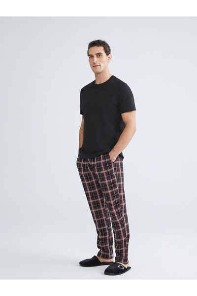 LC Waikiki Standard Pattern Plaid Men's Pajama Bottom