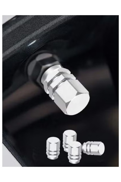 VEYA 4-Piece Tight-Twist Tire Cover Set, Silver