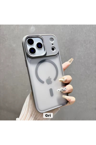 DGN İphone 17 Pro Max Uyumlu Lens Kamera Koruyucu Hediyeli Magsafe Destekli P...