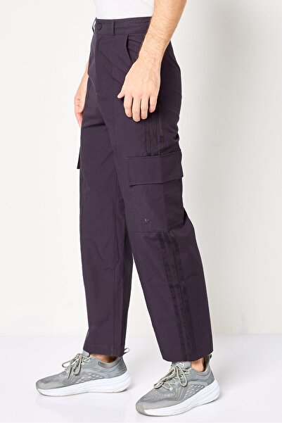 adidas Men Sportswear Fit Outdoor Cargo Pants, Dark Purple