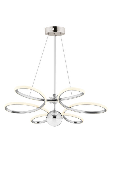 Ultra Home Milan Model 3 RENK Krom Kaplama Estetik Şık Modern Salon Hol Antre Yatak Odası Led Avize