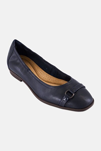 CLARKS Women Lyrical Sky Slip On Flat Shoes, Deep Navy