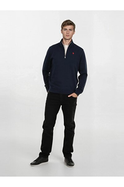 U.S. Polo Assn. Herren Pullover Half Zip P021