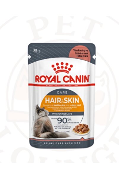 Royal Wet cat food specially formulated for skin and coat care. 85g