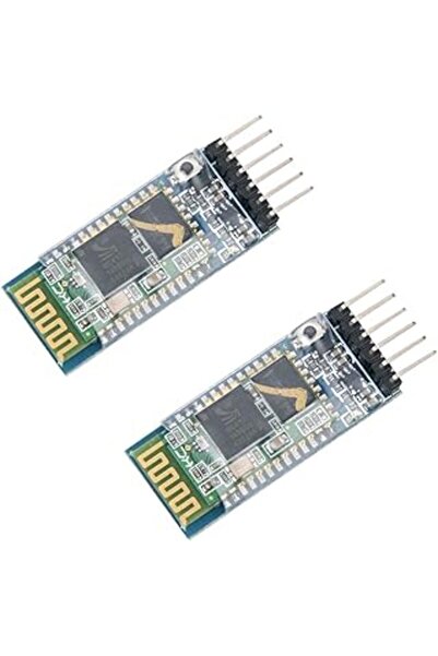 HiLetgo وحدة تسلسلية لاسلكية بلوتوث HC-05 (عبوة من قطعتين) - 6 دبابيس